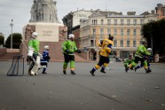 Hokeja flešmobs Rīgā - 1