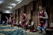 Basketbols, Sarajeva: Latvijas basketbola izlases treniņš (24.novembris) - 6