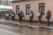 Акция в поддержку Навального в Даугавпилсе - 3