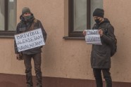 Акция в поддержку Навального в Даугавпилсе - 5