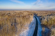 Ziema uz Latvijas autoceļiem Kurzemē - 2