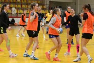 Handbols, Latvijas sieviešu handbola izlases treniņš - 3