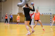 Handbols, Latvijas sieviešu handbola izlases treniņš - 4