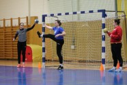 Handbols, Latvijas sieviešu handbola izlases treniņš - 13