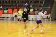 Handbols, Latvijas sieviešu handbola izlases treniņš - 25