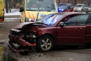 Divu auto sadursmē Ogrē cietuši trīs cilvēki - 7