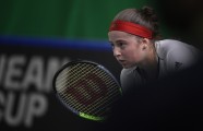 Teniss, Billijas Džīnas Kingas kauss: Jeļena Ostapenko - Ankita Raina 