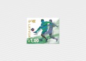 Futbols: Latvijas Futbola federācijas pastmarka - 1