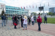 Latvijas hokeja līdzjutēji pasaules čempionāta spēlē pret Vāciju - 14