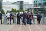Latvijas hokeja līdzjutēji pasaules čempionāta spēlē pret Vāciju - 25