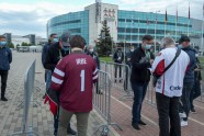 Latvijas hokeja līdzjutēji pasaules čempionāta spēlē pret Vāciju - 34