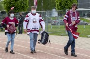 Latvijas hokeja līdzjutēji pasaules čempionāta spēlē pret Vāciju - 37