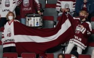 Latvijas hokeja līdzjutēji pasaules čempionāta spēlē pret Vāciju - 42