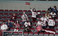 Latvijas hokeja līdzjutēji pasaules čempionāta spēlē pret Vāciju - 58