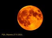 Sarkanais Mēness, asins Mēness Foto: Leons Stiprais