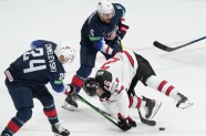 Hokejs, pasaules čempionāts 2021, pusfināls: ASV - Kanāda - 12
