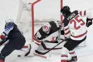 Hokejs, pasaules čempionāts 2021, pusfināls: ASV - Kanāda - 13