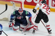 Hokejs, pasaules čempionāts 2021, pusfināls: ASV - Kanāda - 14