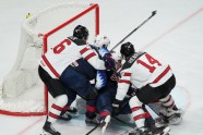 Hokejs, pasaules čempionāts 2021, pusfināls: ASV - Kanāda - 28