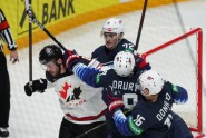 Hokejs, pasaules čempionāts 2021, pusfināls: ASV - Kanāda - 45