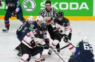 Hokejs, pasaules čempionāts 2021, pusfināls: ASV - Kanāda - 47