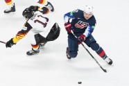 Hokejs, pasaules čempionāts 2021, spēle par bronzu: ASV - Vācija - 1