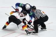 Hokejs, pasaules čempionāts 2021, spēle par bronzu: ASV - Vācija - 14
