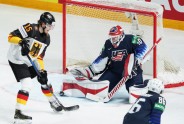 Hokejs, pasaules čempionāts 2021, spēle par bronzu: ASV - Vācija - 15