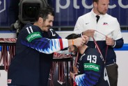 Hokejs, pasaules čempionāts 2021, spēle par bronzu: ASV - Vācija - 45