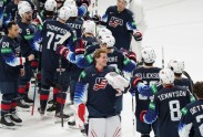 Hokejs, pasaules čempionāts 2021, spēle par bronzu: ASV - Vācija - 61