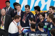 Hokejs, pasaules čempionāts 2021, spēle par bronzu: ASV - Vācija - 62