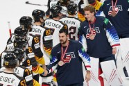 Hokejs, pasaules čempionāts 2021, spēle par bronzu: ASV - Vācija - 63