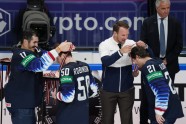 Hokejs, pasaules čempionāts 2021, spēle par bronzu: ASV - Vācija - 68