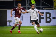 Futbols, Pārbaudes spēle: Latvija - Vācija - 50
