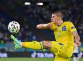 Futbols: Euro 2020: Ukraina - Anglija