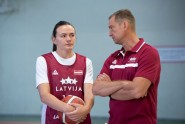 Basketbols, Latvijas sieviešu izlase, treniņš - 1