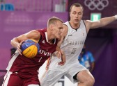 Tokijas olimpiskās spēles, 3x3 basketbols, pusfināls: Latvija - Beļģija - 52