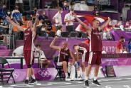 Tokijas olimpiskās spēles, 3x3 basketbola fināls: Latvija - KOK - 80