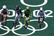 Tokijas olimpiskās spēles, BMX: Helvija Babris, Vineta Pētersone - 5