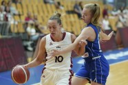 Basketbols, Latvijas sieviešu izlase, pārbaudes spēle pret Somiju - 12