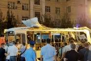 Voroņežā sprādziens iznīcina autobusu - 3