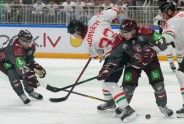 Hokejs, olimpiskā kvalifikācija: Latvija - Ungārija - 98