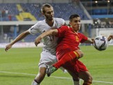 Futbols, PK atlases turnīrs: Latvija - Melnkalne - 7