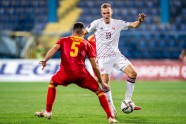Futbols, PK atlases turnīrs: Latvija - Melnkalne - 10