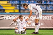 Futbols, PK atlases turnīrs: Latvija - Melnkalne - 17