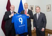 Futbols, FIFA prezidents Džanni Infantīno tiekas ar Ministru prezidentu Krišjāni Kariņu - 7
