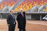 Futbols. FIFA prezidents Džanni Infantīno apmeklē OSC, Daugavas stadionu, un VARAM - 4