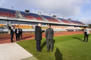 Futbols. FIFA prezidents Džanni Infantīno apmeklē OSC, Daugavas stadionu, un VARAM - 5
