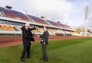 Futbols. FIFA prezidents Džanni Infantīno apmeklē OSC, Daugavas stadionu, un VARAM - 6