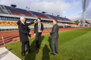 Futbols. FIFA prezidents Džanni Infantīno apmeklē OSC, Daugavas stadionu, un VARAM - 9